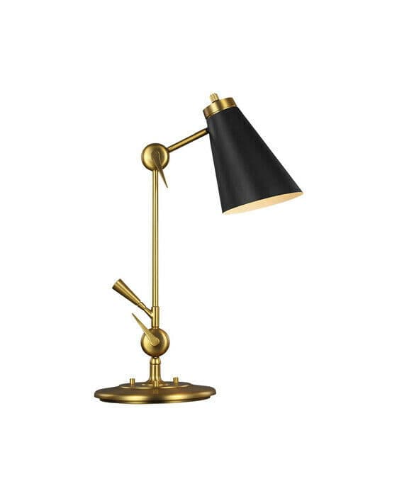 Signoret skrivbordslampa mässing/svart