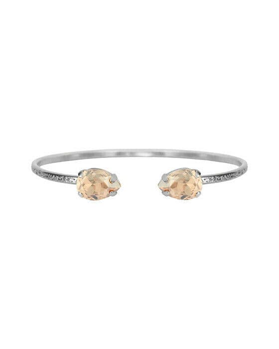 Petite Drop armband golden shadow rhodium