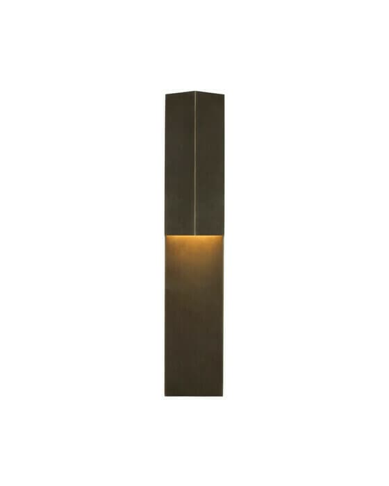 Rega 24"" Folded vägglampa brons