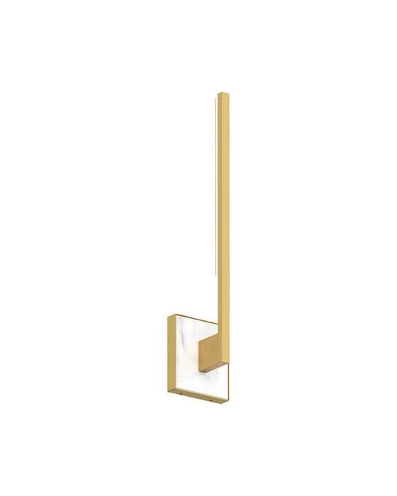 Klee 20" vägglampa mässing