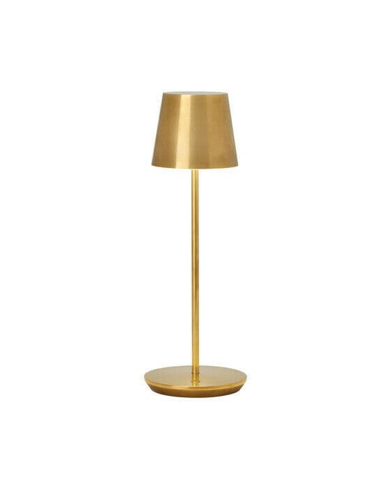 Nevis bordslampa uppladdningsbar mässing