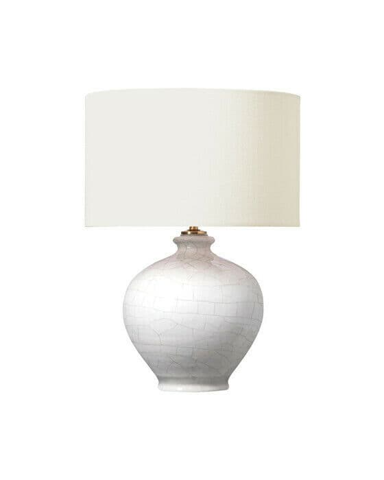 Gaios 13" portabel bordslampa crackled ivory