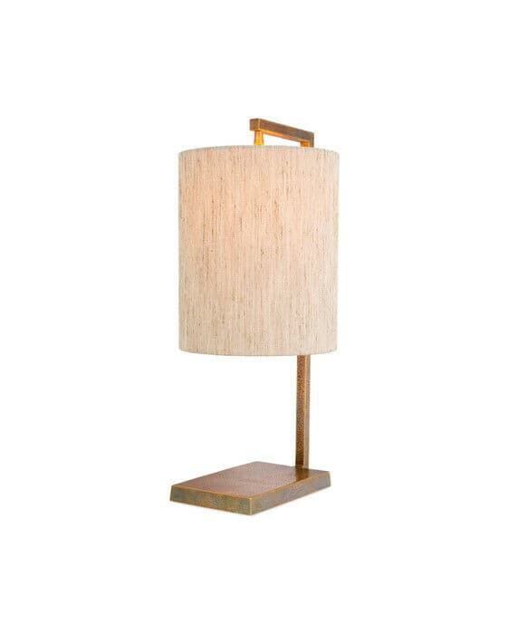 Volturno bordslampa antik mässing