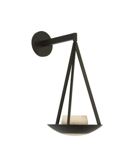 Divina 19" vägglampa modern iron