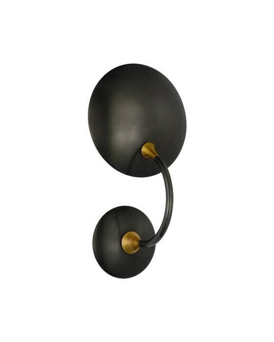 Keira vägglampa brons/antik mässing M