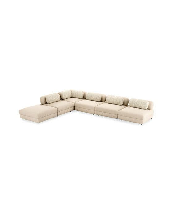 Paulo hörnmodul scalea sand/ boulcé sonata cream