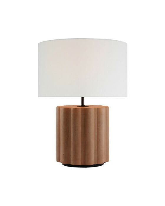 Scioto bordslampa terracotta