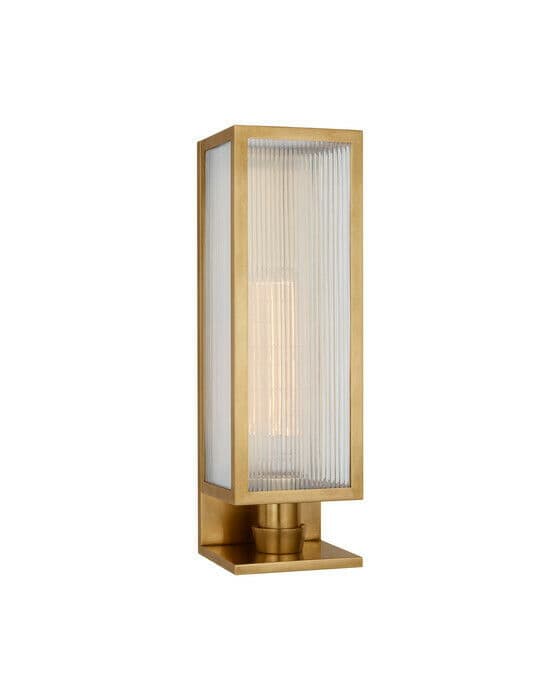 York 16"" vägglampa mässing