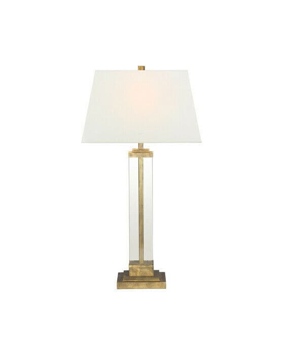 Wright bordslampa Gilded Iron
