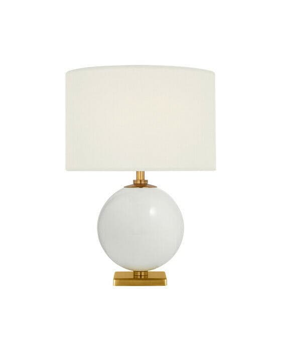 Elsie 12" portabel bordslampa cream