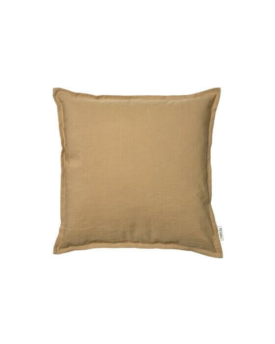 Classic linen kuddfodral mocca