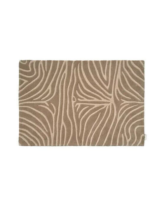 Zebra dörrmatta beige