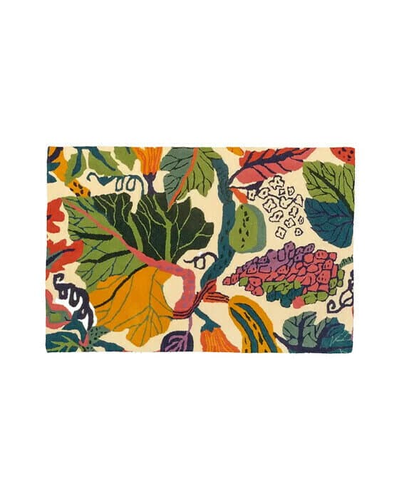 Heritage garden dörrmatta cream/multi
