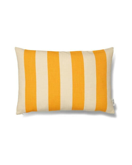 Striped kuddfodral orange
