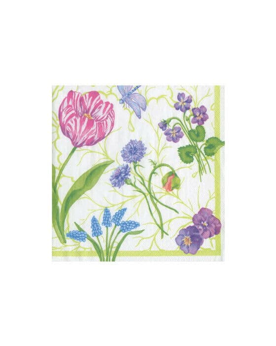 Floral Majolica servetter 20-pack