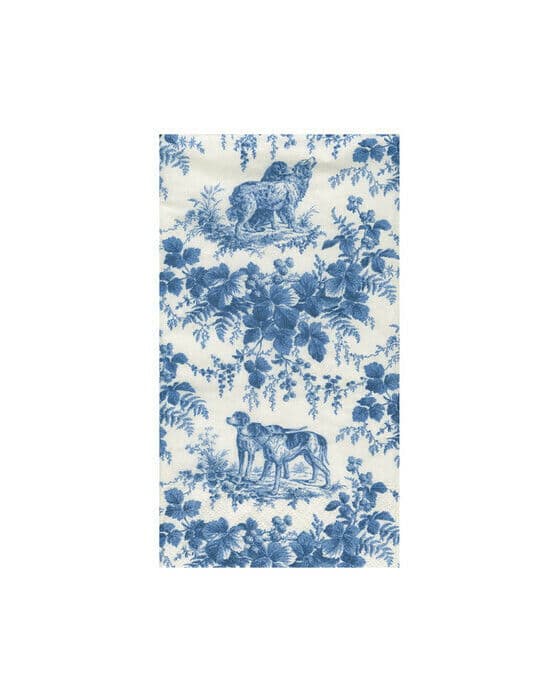 Hunting Toile Blue servetter 15-pack