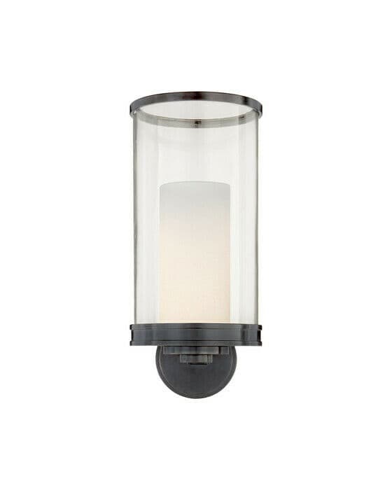 Modern vägglampa brons OUTLET