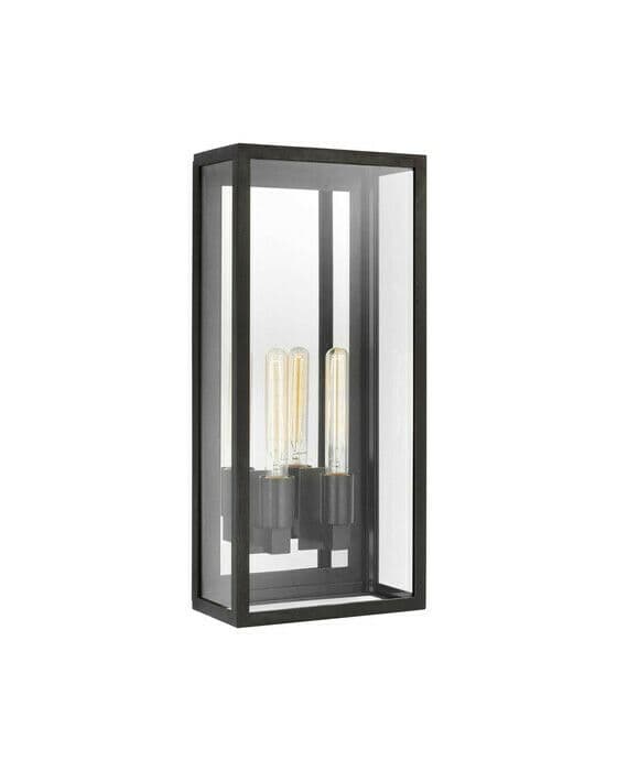 Fresno 2L vägglampa utomhus svart