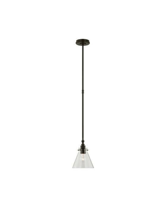 Parkington 9" takpendel brons/klarglas