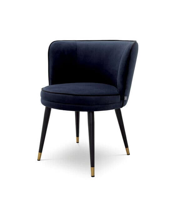 Grenada matstol savona midnight blue velvet