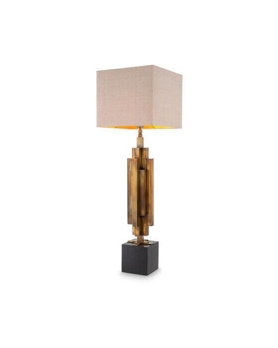 Ellis bordslampa vintage mässing