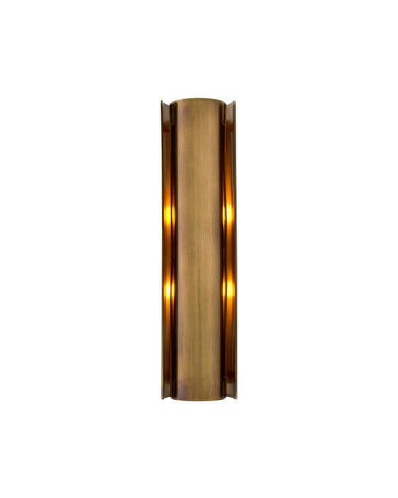 Vergé vägglampa vintage mässing