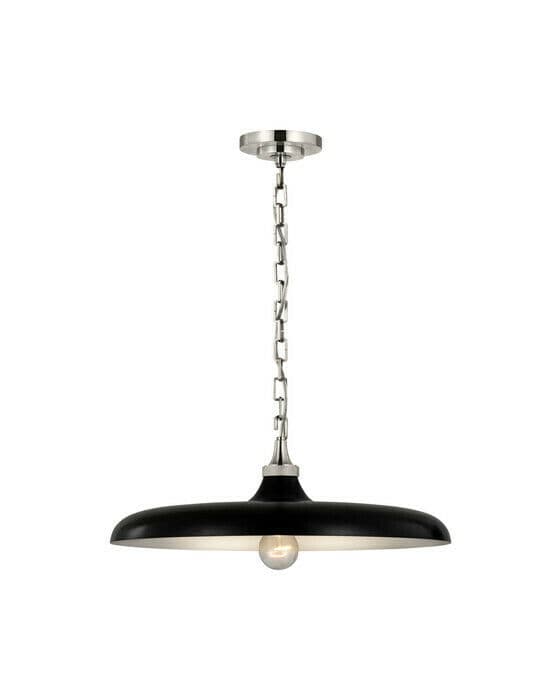 Piatto takpendel nickel/svart M