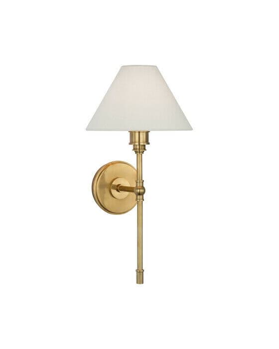 Parkington tail vägglampa mässing