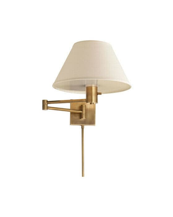 Classic vägglampa mässing