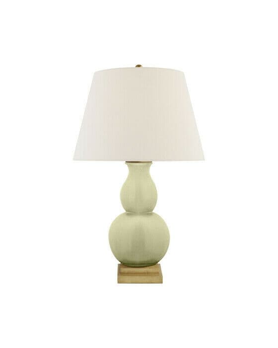 Gourd Form bordslampa Celadon