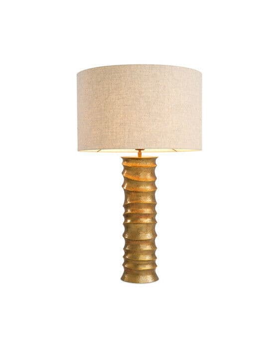 Gilardon bordslampa antik mässing