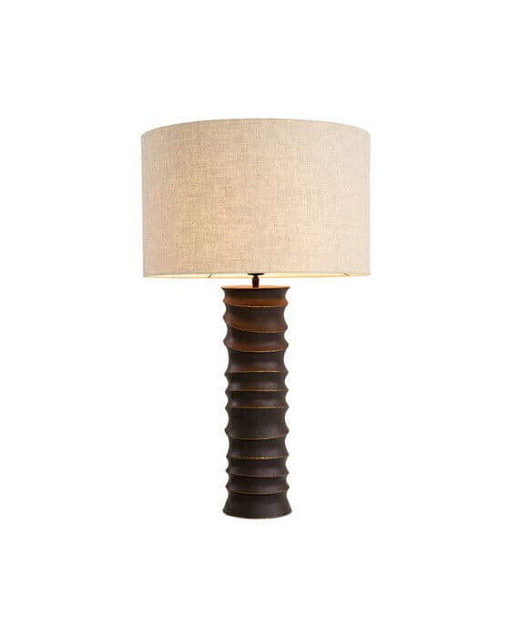 Gilardon bordslampa brons