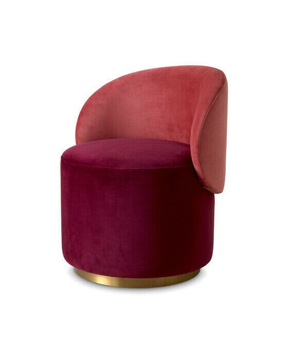 Greer matstol savona bordeaux velvet