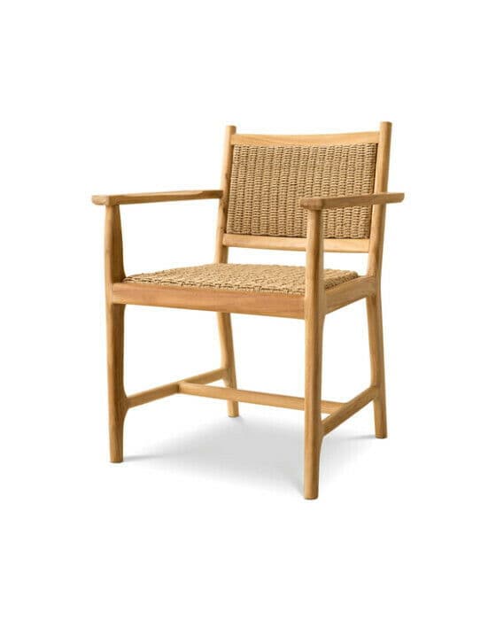 Pivetti karmstol natural teak