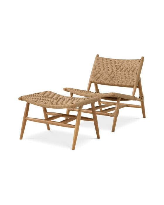 Laroc fåtölj natural teak