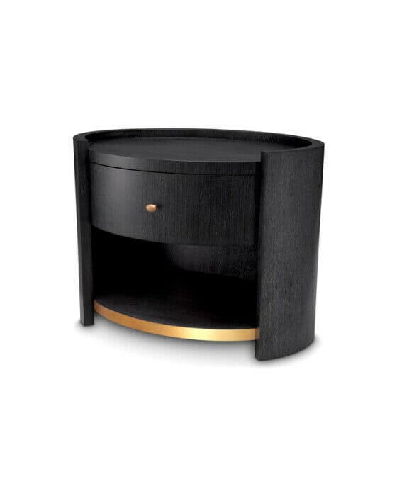 Rosemberg sängbord charcoal grey