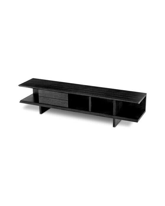 Guerroro mediabänk charcoal grey