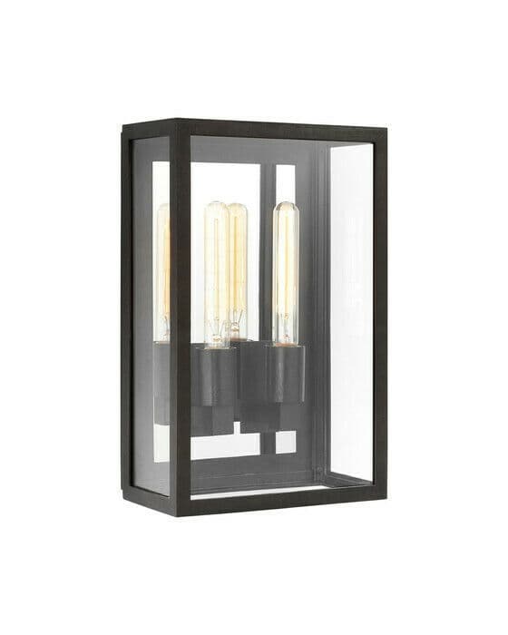 Fresno 2L vägglampa utomhus svart