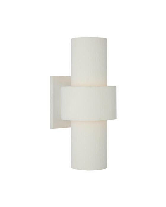 Chalmette vägglampa vit OUTLET