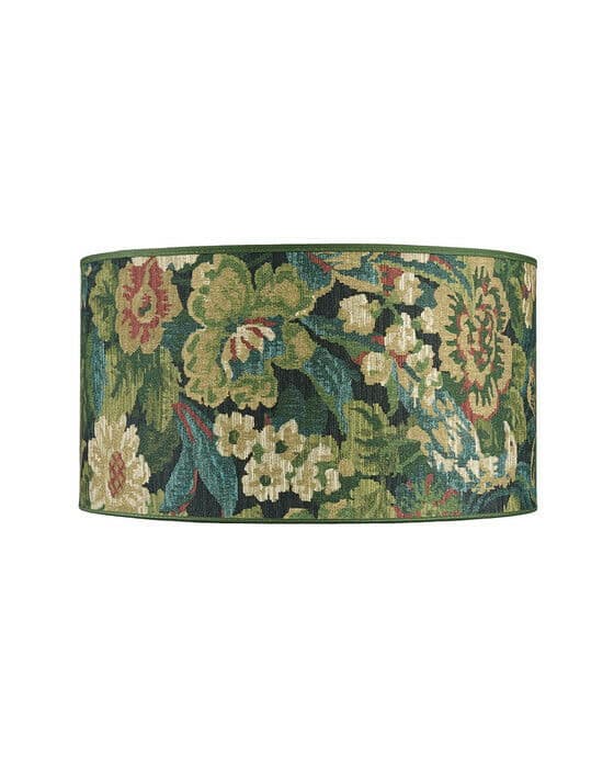 Cylinder lampskärm ebonleaf flower OUTLET
