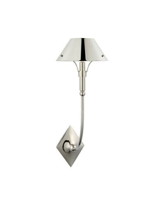 Turlington vägglampa nickel