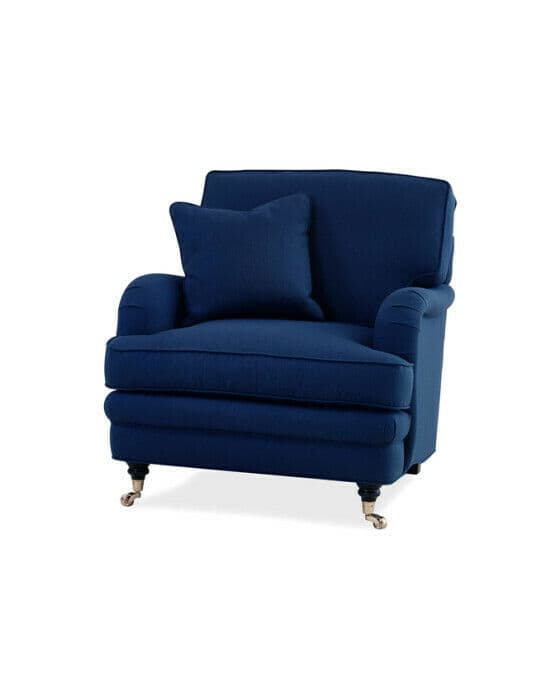 Howard Heritage fåtölj indigo