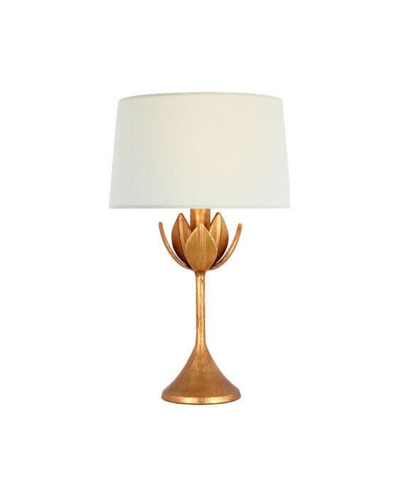 Alberto 17" portabel bordslampa guld