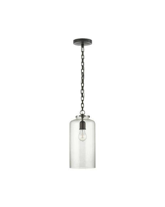 Katie Cylinder takpendel brons/glas