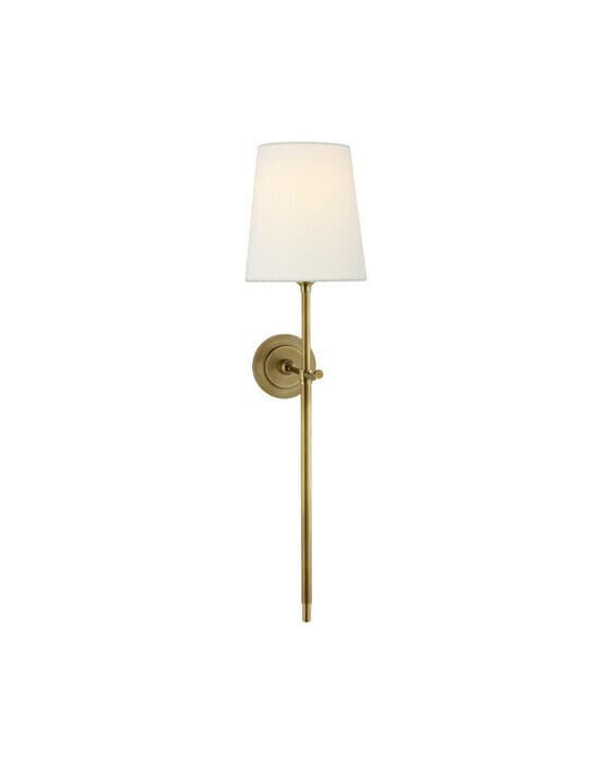 Bryant Tail vägglampa antik mässing