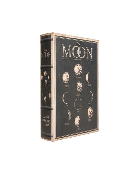 Moon förvaringsask svart