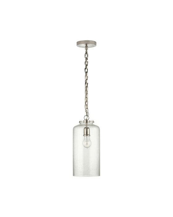 Katie Cylinder takpendel nickel/glas