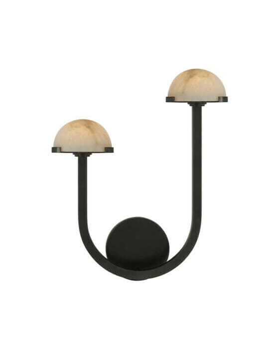 Pedra 15" vägglampa vänster brons