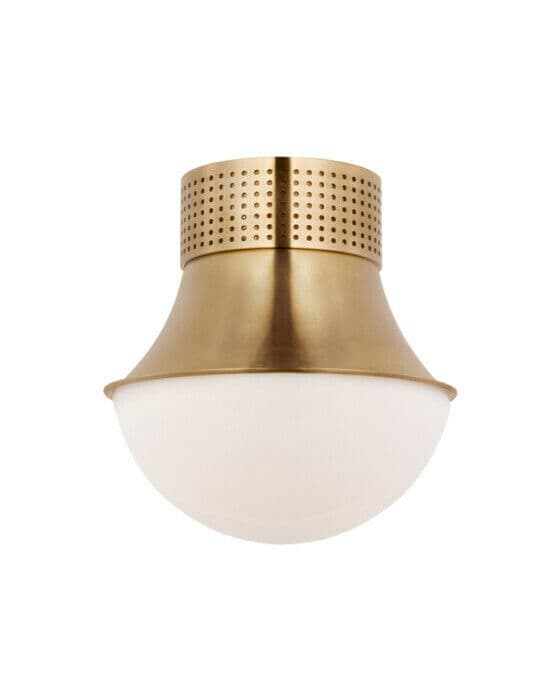 Precision 9" plafond mässing