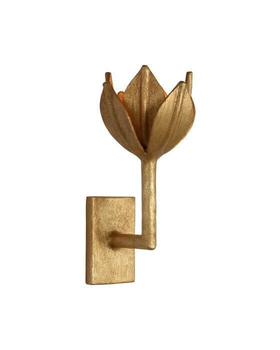 Alberto vägglampa guld S
